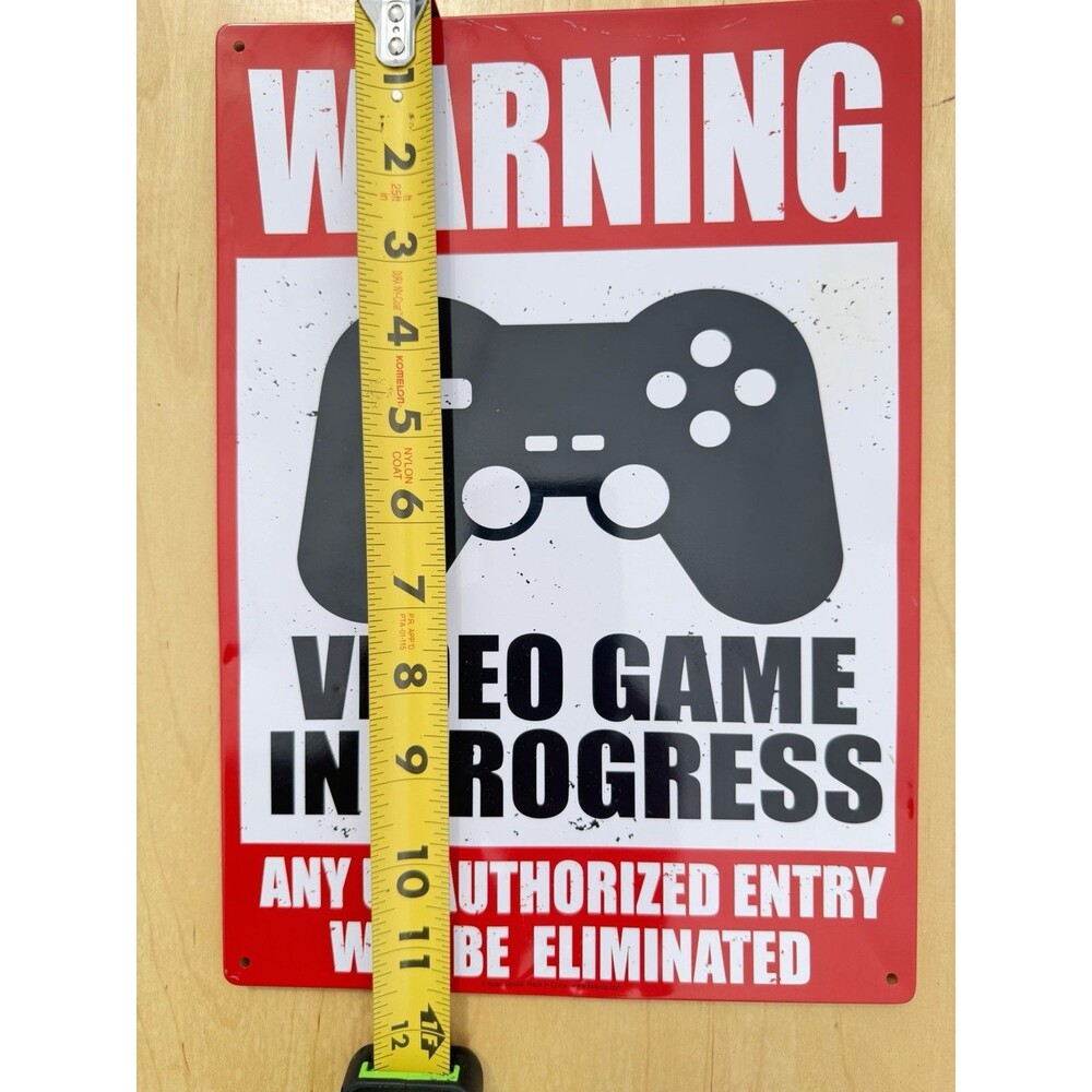Video Game Metal Sign - Picture 6 of 6